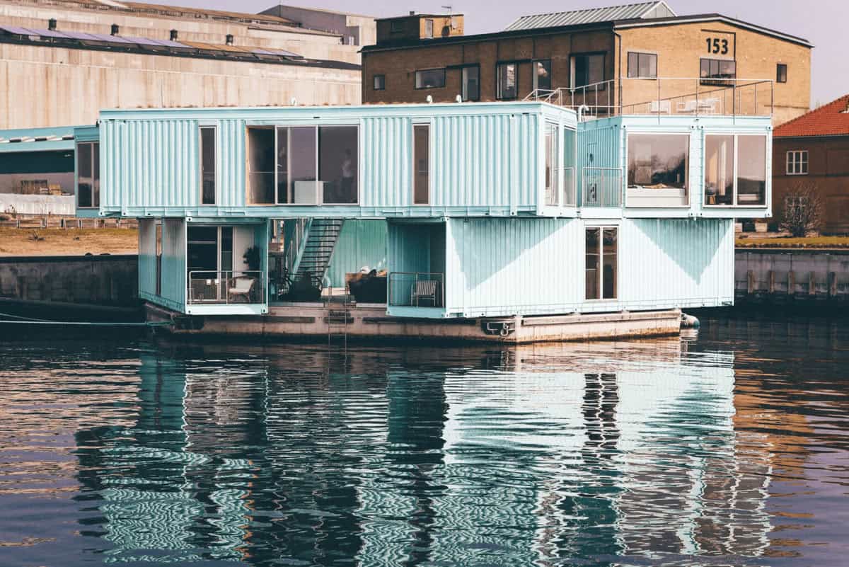 Innovative housing, container home, water house